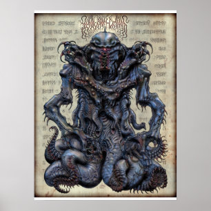 Affiches Nyarlathotep simple 18x24