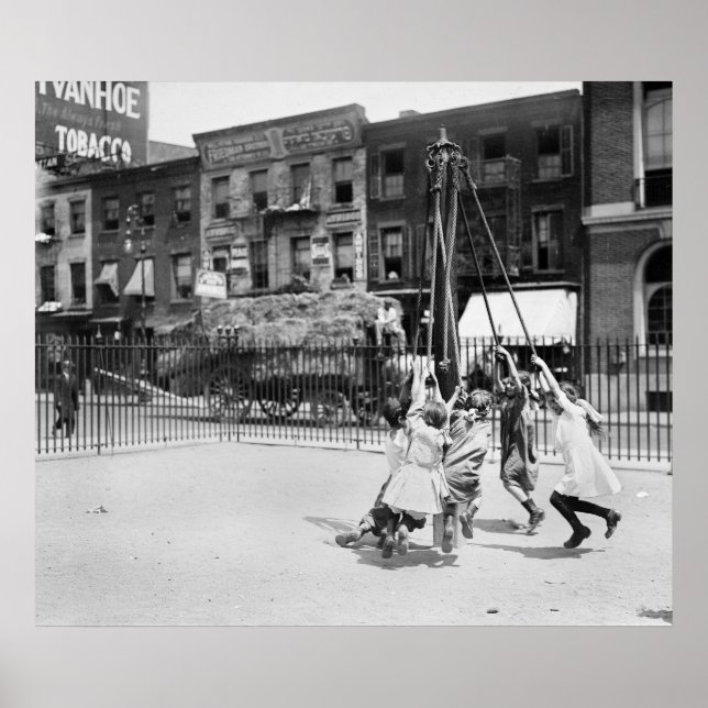 Affiches NYC Playground : 1910 (Devant)