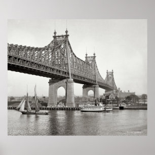 Affiches NYC Queensboro Bridge Photographie