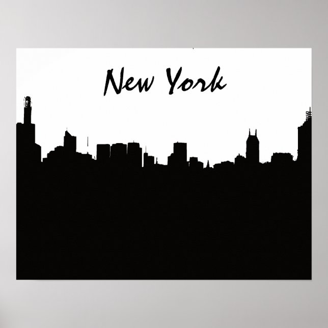 Affiches NYC Skyline (Devant)