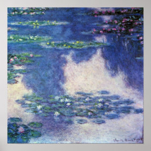 Affiches Nymphéas dans l'étang par Claude Monet, Art ancien