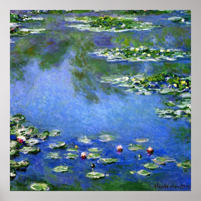 Affiches Nymphéas par Claude Monet, Beaux-arts vintage (Devant)