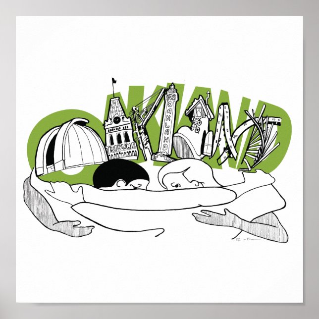 Affiches Oakland (Devant)