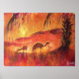 Affiches Oasis in le Sahara