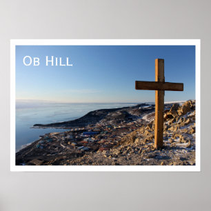Affiches Ob Hill Summit Cross, Station McMurdo, Antarctique