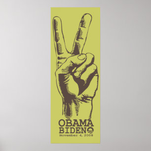 Affiches Obama Biden Peace Imprimer