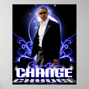 AFFICHES OBAMA CHANGE