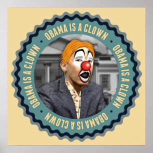 Affiches Obama est un clown