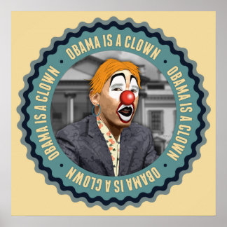 Affiches Obama est un clown