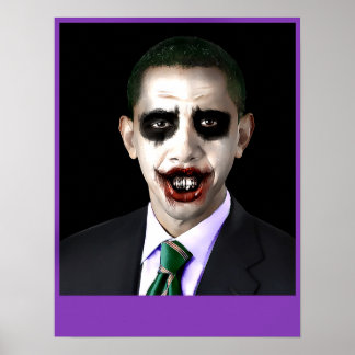 Affiches Obama Joker personnalisable