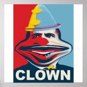 Affiches Obama le clown