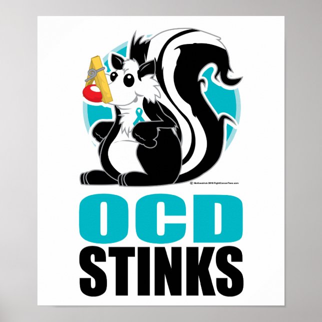 Affiches OCD Stinks (Devant)