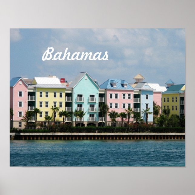 Affiches Ocean Front Bahamas (Devant)