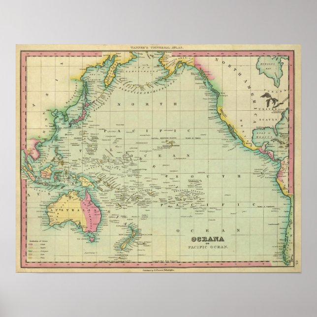 Affiches Océane Ou Océan Pacifique (Devant)