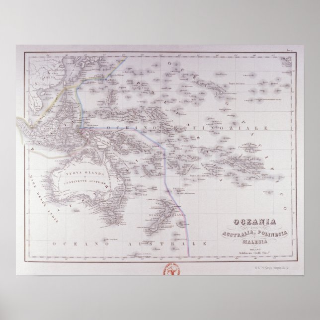 Affiches Océanie (Australie, Polynésie et Malaisie) (Devant)
