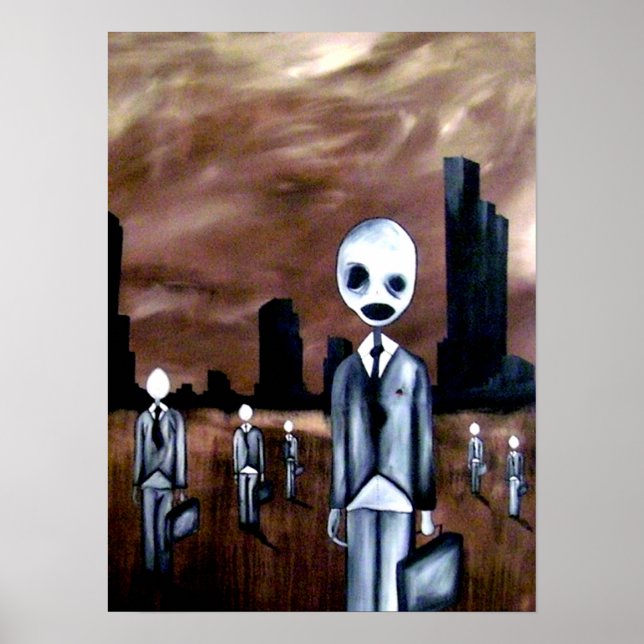 Affiches Octopus Boy et ses collègues de travail (Devant)