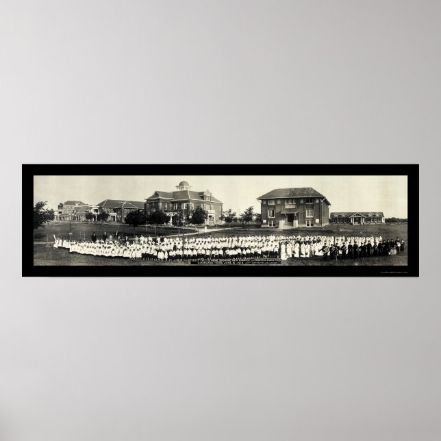 Affiches Odd Fellows Orphans TX Photo 1914 (Devant)