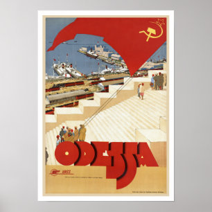Affiches Odessa, Odesa, Ukraine - art de Vintage voyage