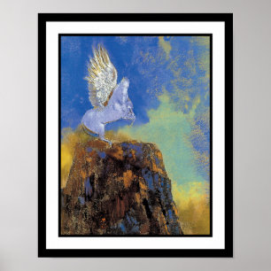 Affiches Odilon Redon Pegasus - Mythologie grecque Symbolis