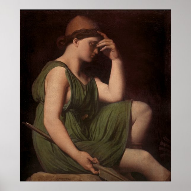 Affiches Odysseus, étude pour l'Apothéose de Homer (Devant)