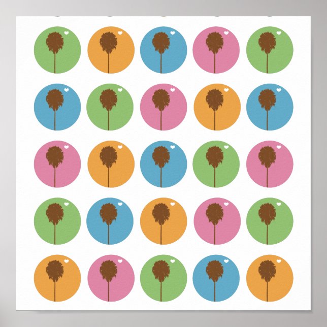 Affiches oeil amour mes murs (Devant)