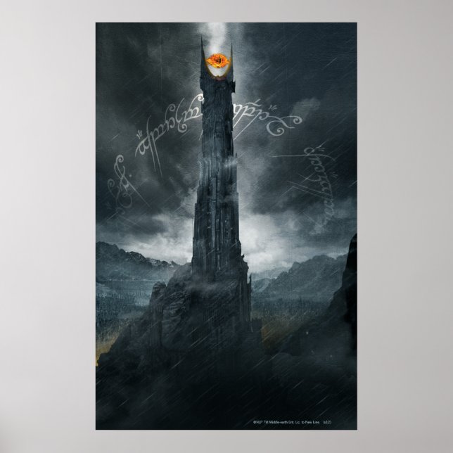 Affiches OEil de la composition de Sauron (Devant)