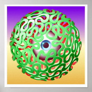 Affiches oeil-labyrinthe