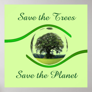 Affiches Oeil sur l'écologie