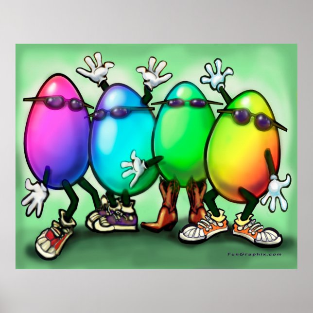 Affiches Oeuf de Pâques (Devant)