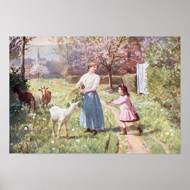 Affiches Oeufs de Pâques dans le pays, 1908 (Devant)