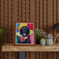 Oeuvre d'anniversaire Black Labrador