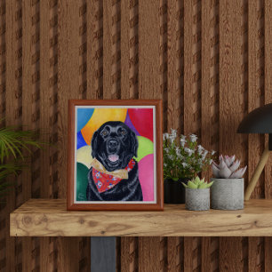 Affiches Oeuvre d'anniversaire Black Labrador