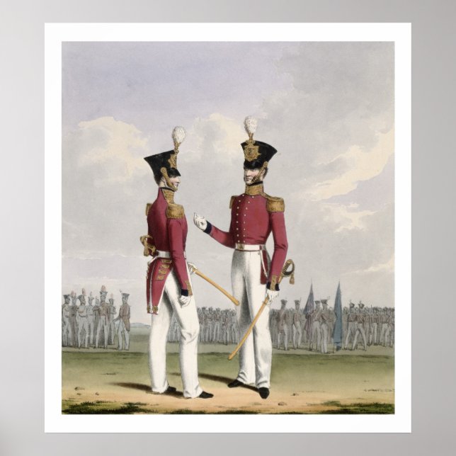 Affiches Officiers de campagne des Royal Marines, plaque 2  (Devant)