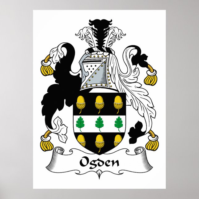 Affiches Ogden Family Crest (Devant)