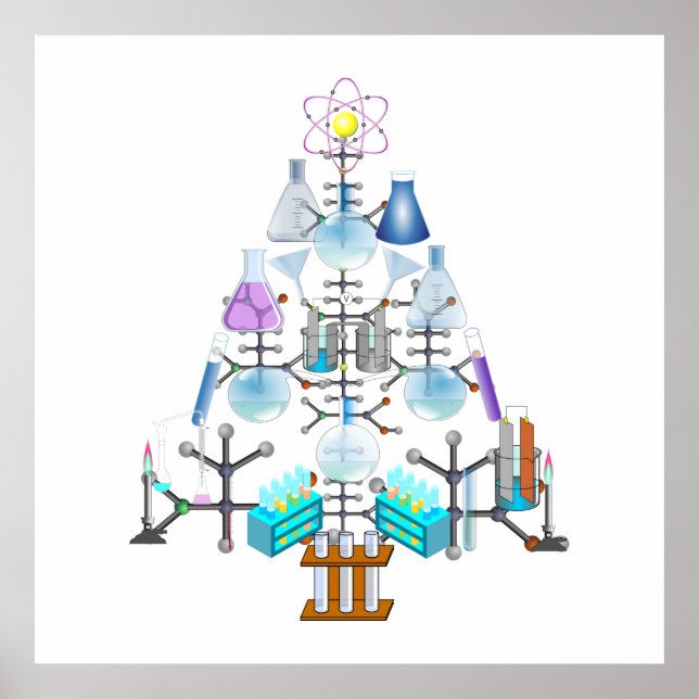 Affiches Oh Chemistry, Oh Chemist Tree (Devant)