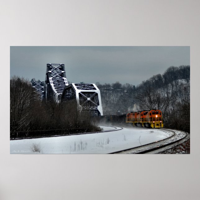 Affiches Ohio Crossing en hiver (Devant)