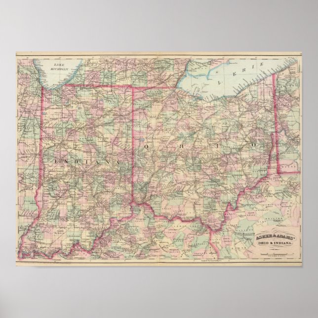 Affiches Ohio, Indiana (Devant)