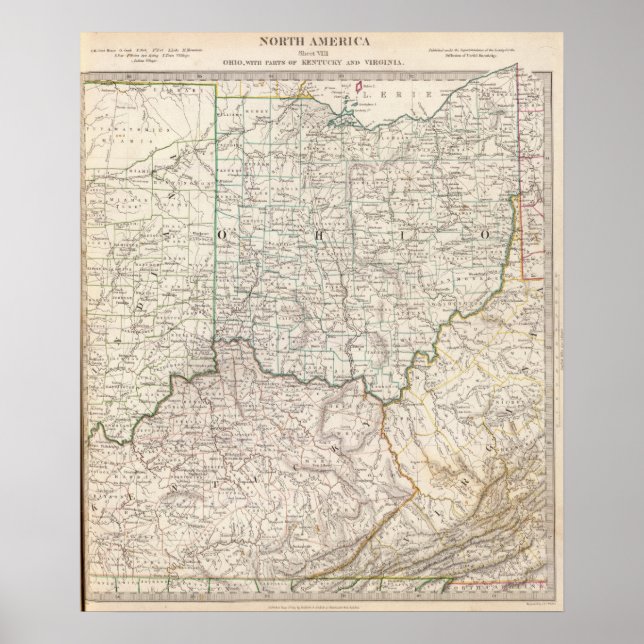 Affiches Ohio, Kentucky, Virginie (Devant)