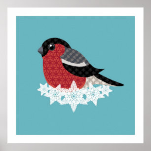 Affiches Oiseau de Noël