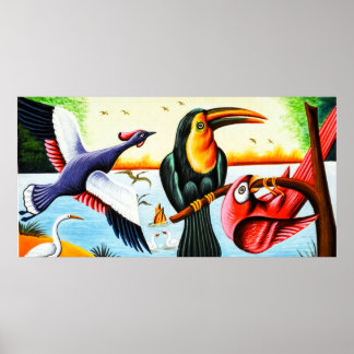 Affiches Oiseaux d'art Rickshaw