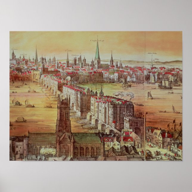 Affiches Old London Bridge (Devant)