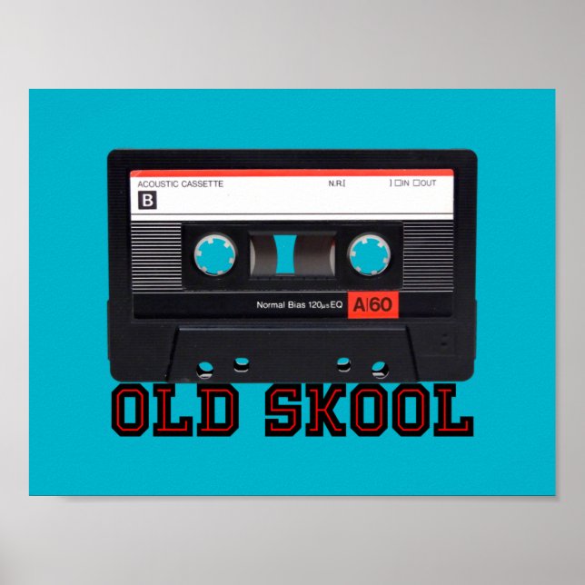 Affiches Old Skool - Cassette Tape (Devant)