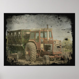 Affiches Old Tractor