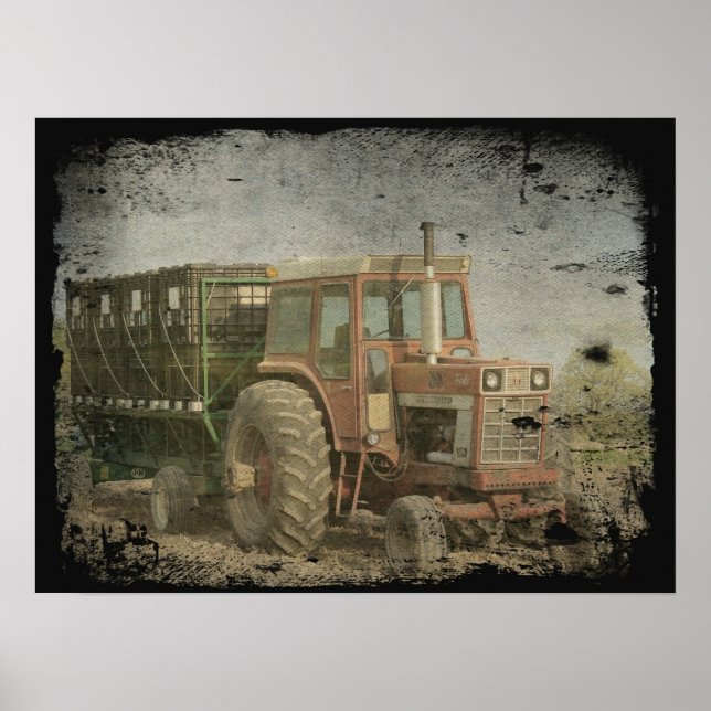 Affiches Old Tractor (Devant)