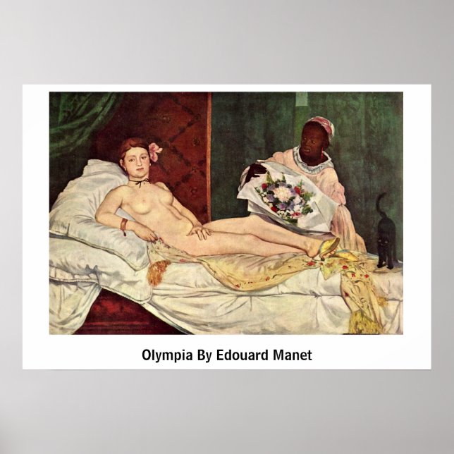Affiches Olympia Par Edouard Manet (Devant)