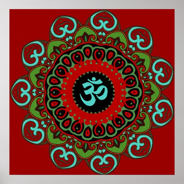 Affiches Om of Chaos Imprimer (Devant)