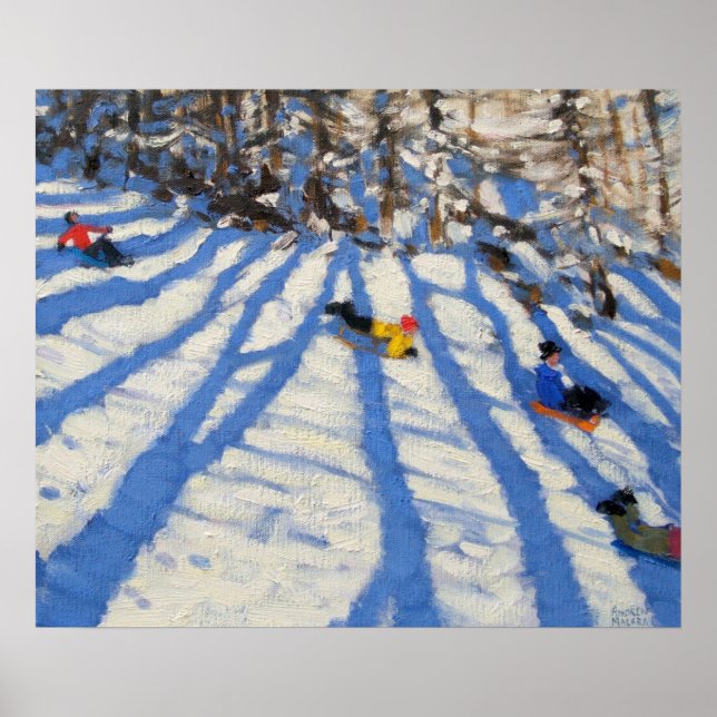 Affiches Ombres de l'arbre Morzine (Devant)