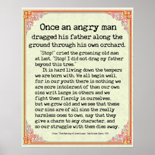 Affiches "Once an Angry Man" (Un homme en colère) de "Makin