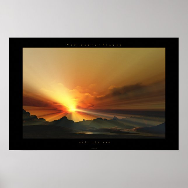 Affiches only the sun (Devant)