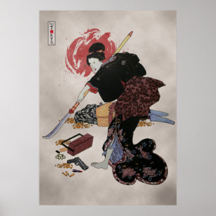 Affiches Onna-Bugeisha Ishi-jo